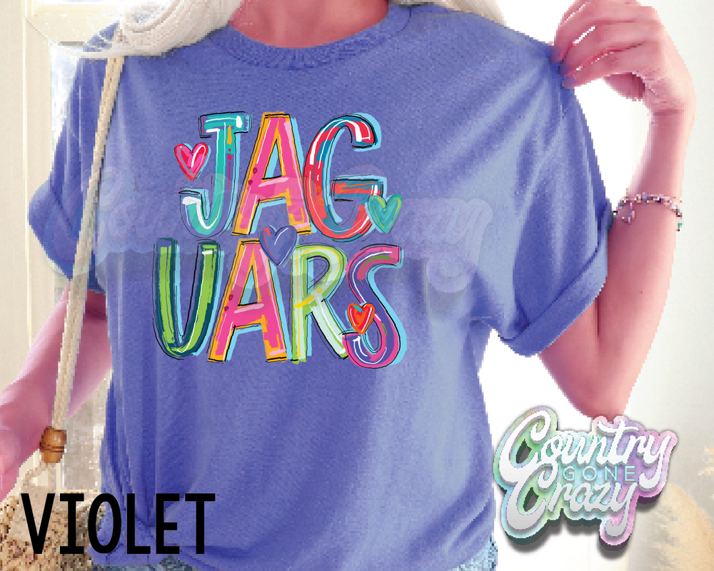 Jaguars • Splash • T-Shirt-Country Gone Crazy-Country Gone Crazy