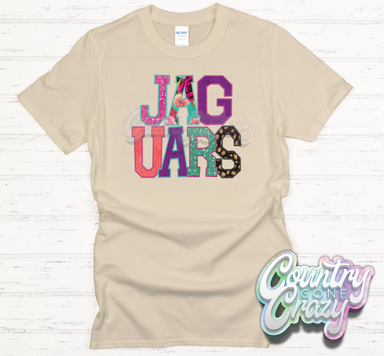 Jaguars Faux Applique T-Shirt-Country Gone Crazy-Country Gone Crazy