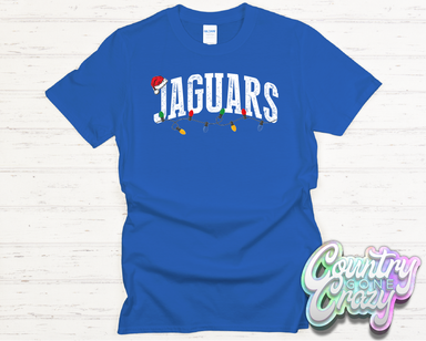 JAGUARS - CHRISTMAS LIGHTS - T-SHIRT-Country Gone Crazy-Country Gone Crazy