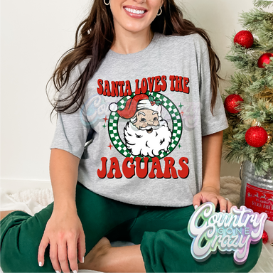 SANTA LOVES THE - JAGUARS - T-SHIRT-Country Gone Crazy-Country Gone Crazy