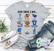 God Says I Am - Bowie Bears - T-Shirt-Country Gone Crazy-Country Gone Crazy