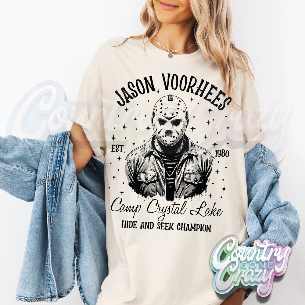 JASON - CAMP CRYSTAL LAKE // T-SHIRT-Country Gone Crazy-Country Gone Crazy