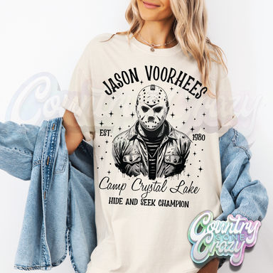 JASON - CAMP CRYSTAL LAKE // T-SHIRT-Country Gone Crazy-Country Gone Crazy