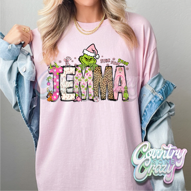 Jemma - Pink Grinch - T-Shirt-Country Gone Crazy-Country Gone Crazy