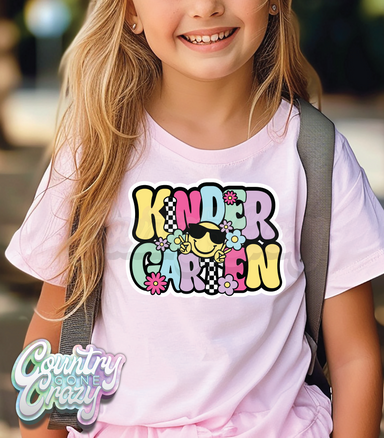 RETRO - KINDERGARDEN / LT. PINK T-SHIRT-Country Gone Crazy-Country Gone Crazy