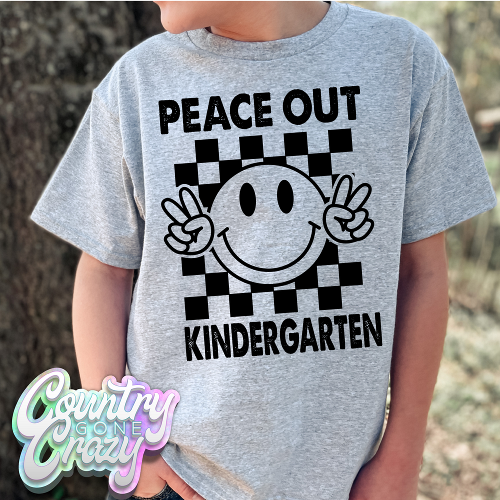 Peace Out Grade - Sport Grey T-Shirt-Country Gone Crazy-Country Gone Crazy