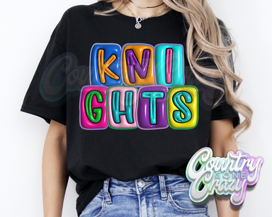 Knights •• Bubble •• T-Shirt-Country Gone Crazy-Country Gone Crazy