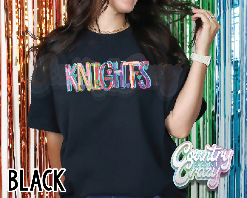 Knights • Splash • T-Shirt-Country Gone Crazy-Country Gone Crazy