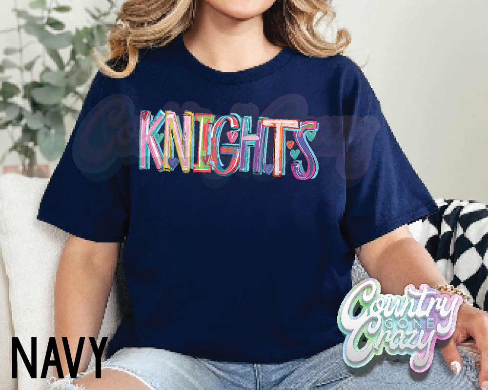 Knights • Splash • T-Shirt-Country Gone Crazy-Country Gone Crazy