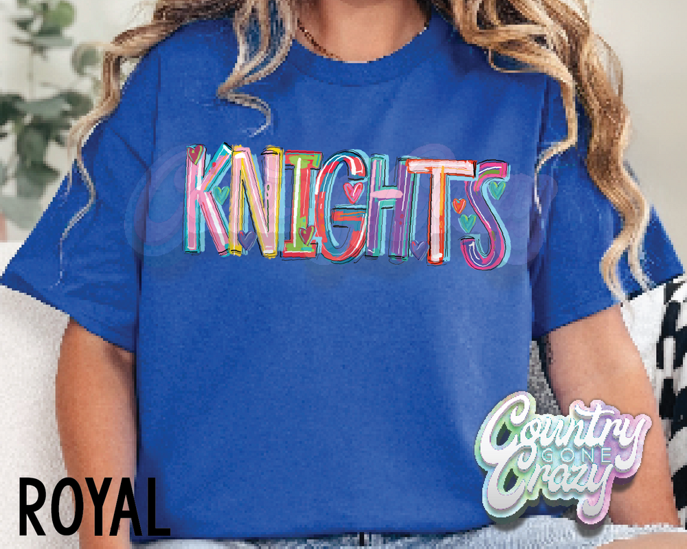 Knights • Splash • T-Shirt-Country Gone Crazy-Country Gone Crazy