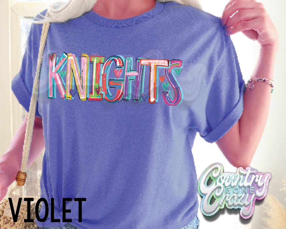 Knights • Splash • T-Shirt-Country Gone Crazy-Country Gone Crazy