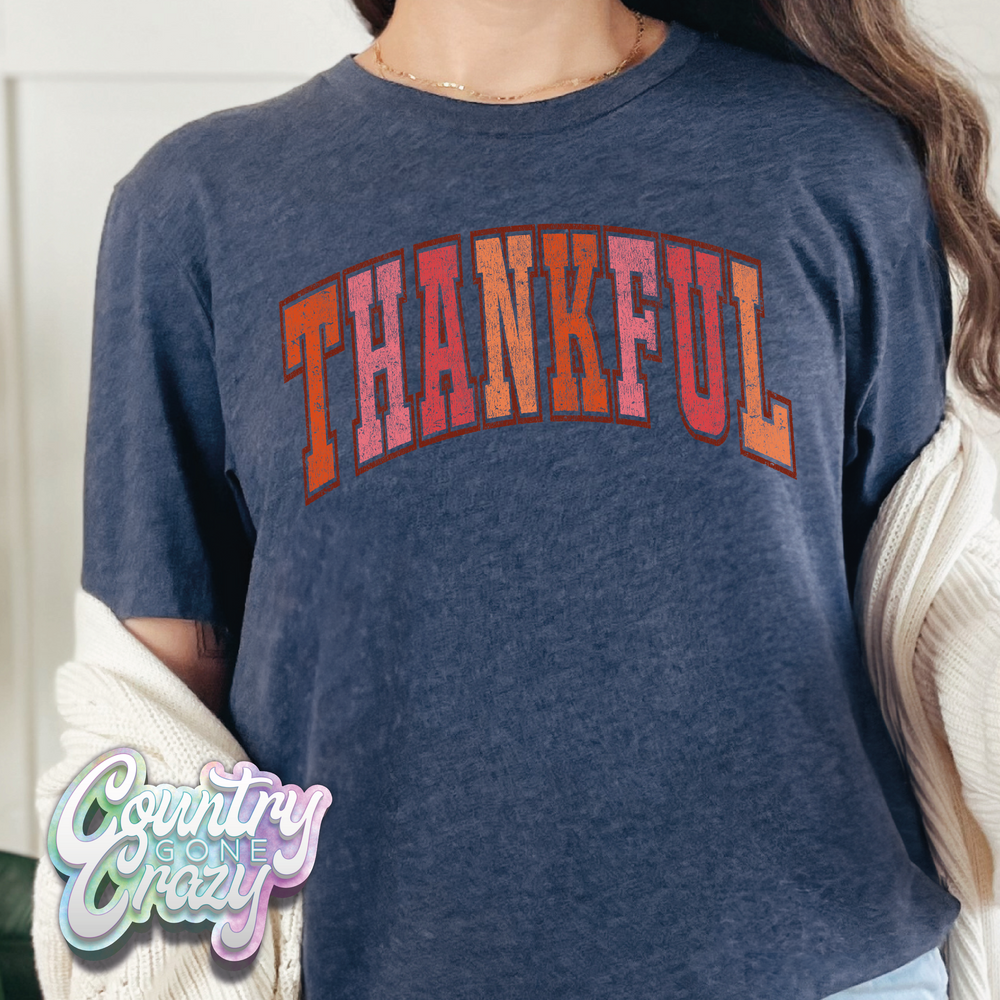 FLASH SALE - $8 BELLA CANVAS HEATHER NAVY-Country Gone Crazy-Country Gone Crazy