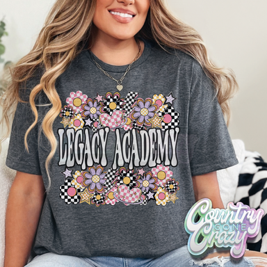 Legacy Academy // Funky Flowers // T-Shirt-Country Gone Crazy-Country Gone Crazy