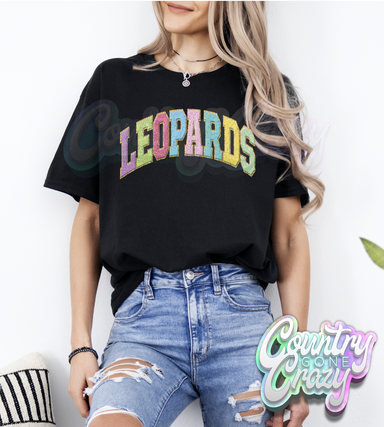 LEOPARDS - Faux Chenille - T-Shirt-Country Gone Crazy-Country Gone Crazy