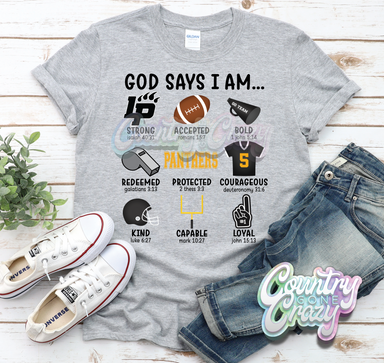 God Says I Am - Liberty - T-Shirt-Country Gone Crazy-Country Gone Crazy