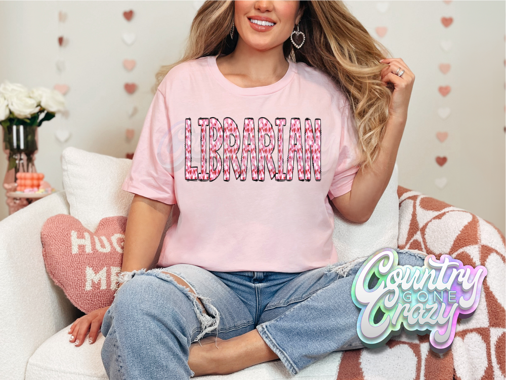 Librarian - Valentines - T-Shirt-Country Gone Crazy-Country Gone Crazy