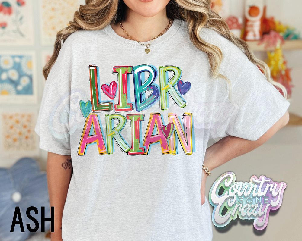 Librarian • Splash • T-Shirt-Country Gone Crazy-Country Gone Crazy