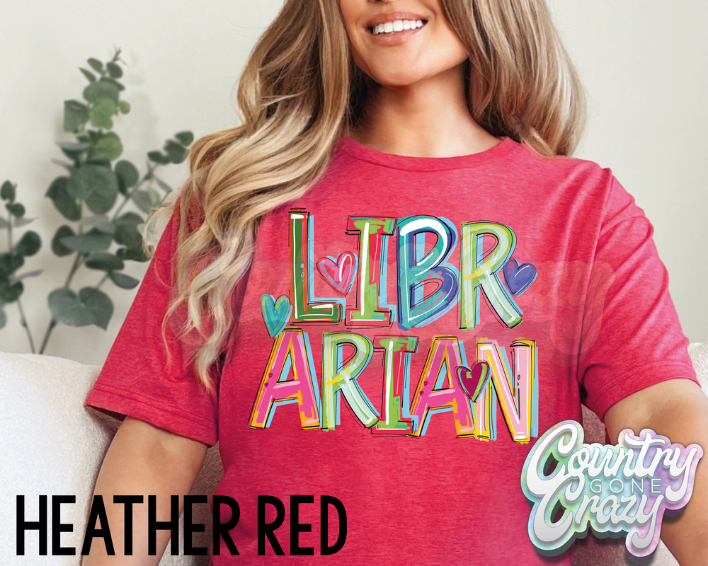 Librarian • Splash • T-Shirt-Country Gone Crazy-Country Gone Crazy