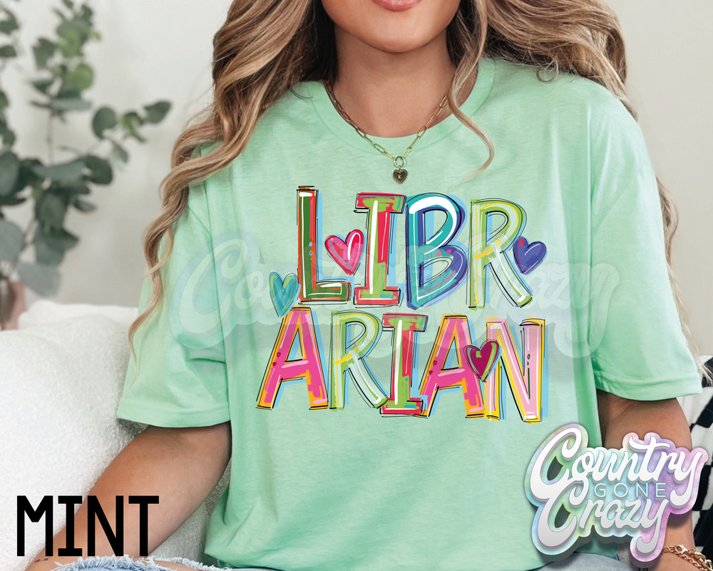 Librarian • Splash • T-Shirt-Country Gone Crazy-Country Gone Crazy