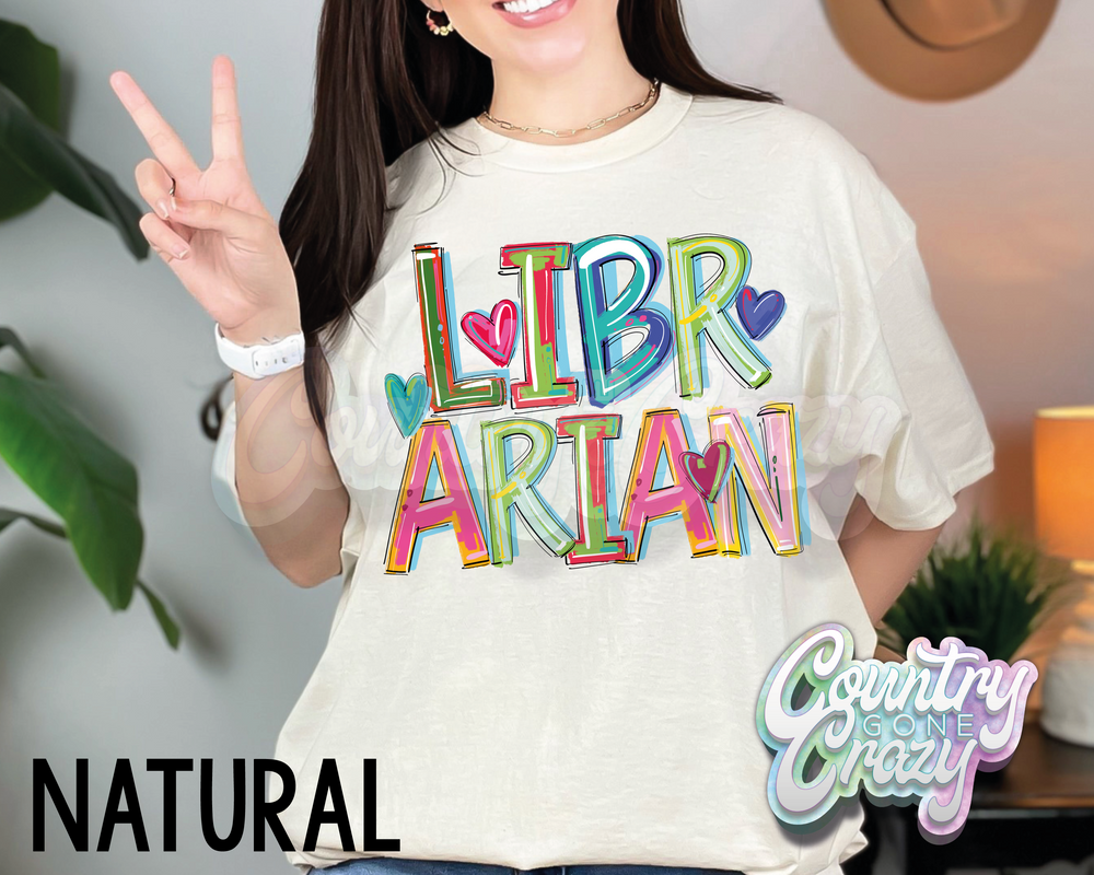 Librarian • Splash • T-Shirt-Country Gone Crazy-Country Gone Crazy