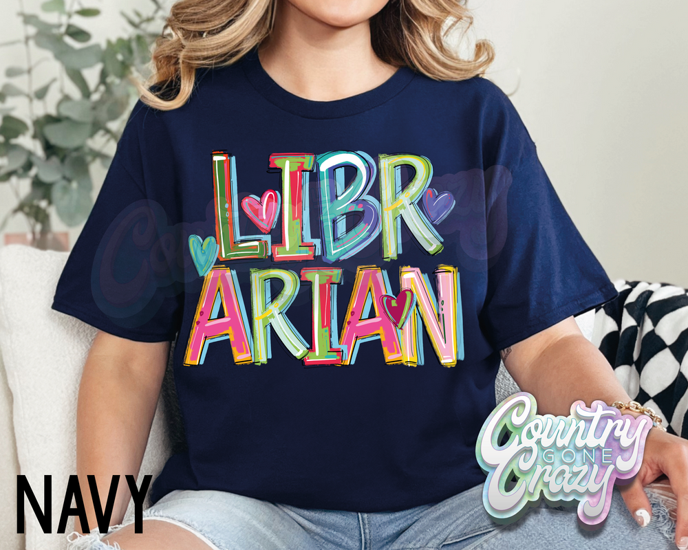 Librarian • Splash • T-Shirt-Country Gone Crazy-Country Gone Crazy