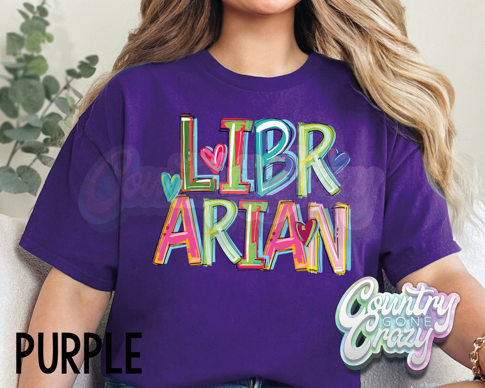 Librarian • Splash • T-Shirt-Country Gone Crazy-Country Gone Crazy
