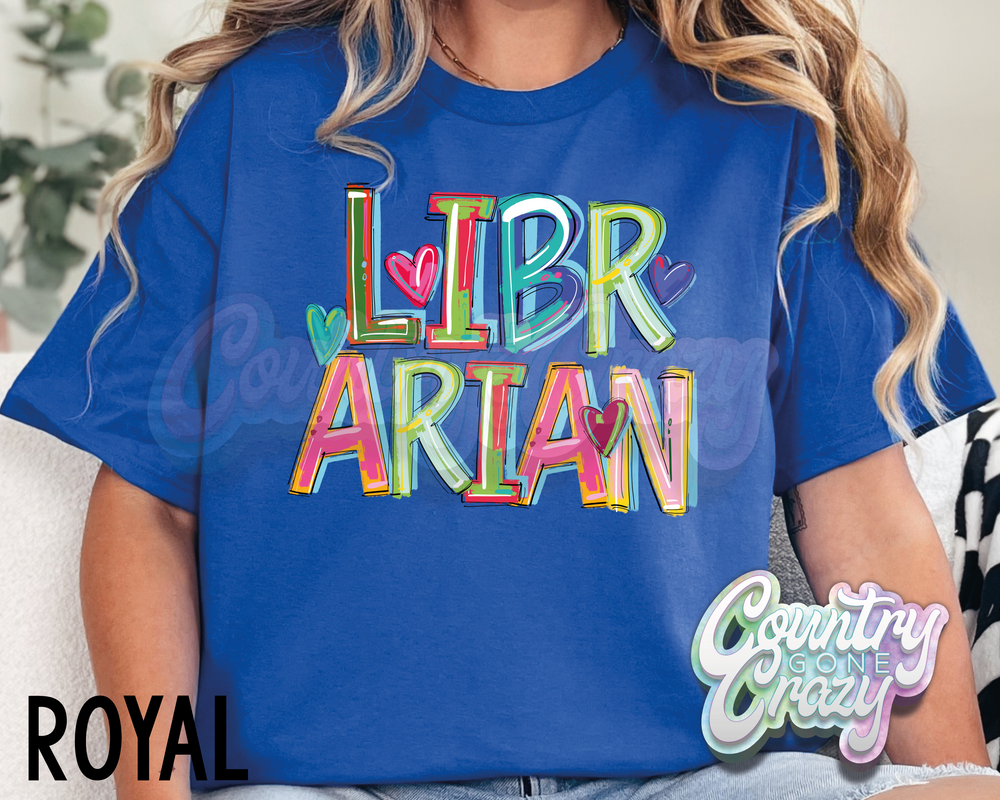 Librarian • Splash • T-Shirt-Country Gone Crazy-Country Gone Crazy