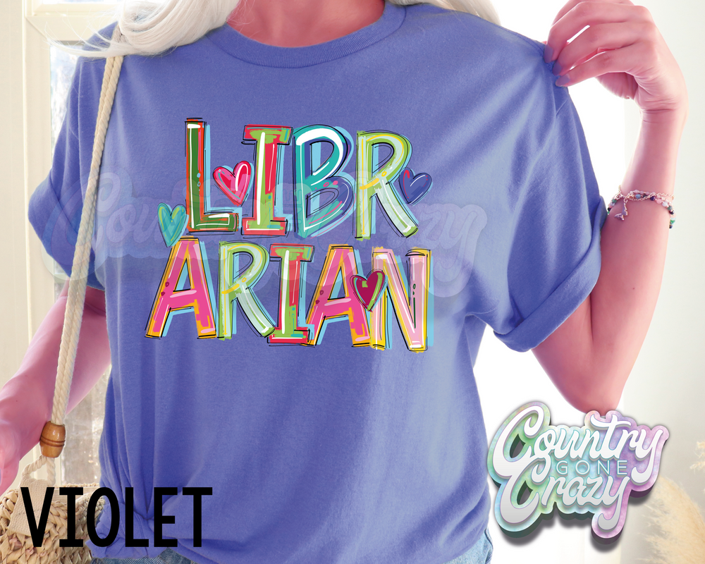 Librarian • Splash • T-Shirt-Country Gone Crazy-Country Gone Crazy