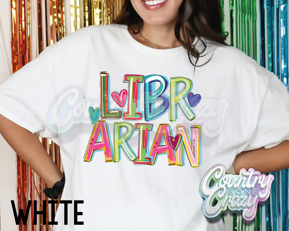 Librarian • Splash • T-Shirt-Country Gone Crazy-Country Gone Crazy