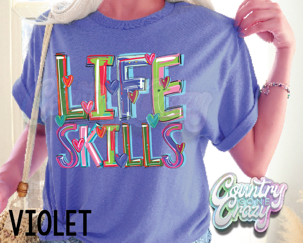 Life Skills • Splash • T-Shirt-Country Gone Crazy-Country Gone Crazy