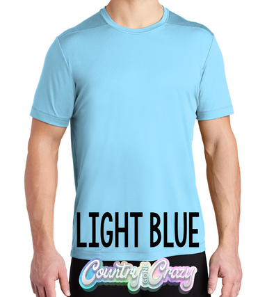 Adult Dri Fit - Light Blue-Sport-Tek-Country Gone Crazy