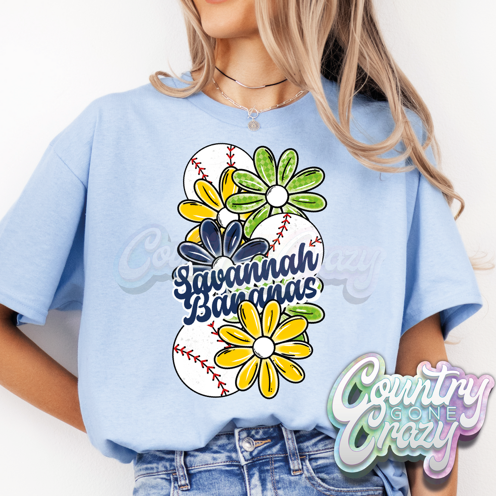 Bananas Floral | T-Shirt-Gildan-Country Gone Crazy