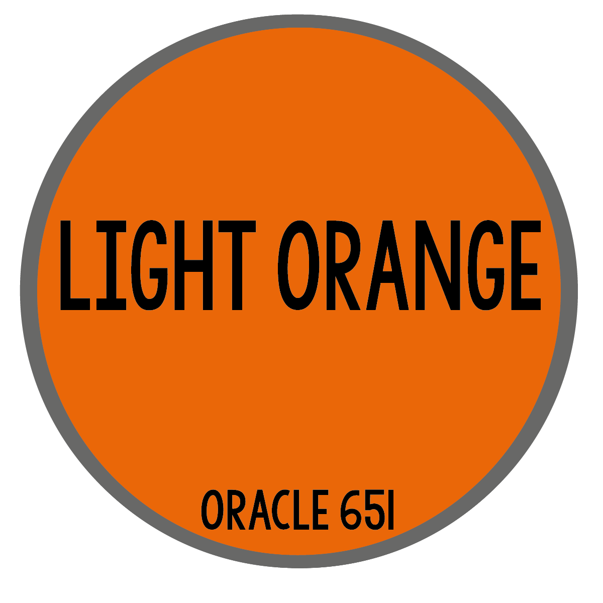 Light Orange Sign Vinyl — Country Gone Crazy