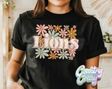 Lions • Blooming Boho • T-Shirt-Country Gone Crazy-Country Gone Crazy
