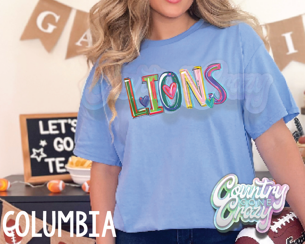 Lions • Splash • T-Shirt-Country Gone Crazy-Country Gone Crazy