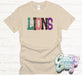 Lions Faux Applique T-Shirt-Country Gone Crazy-Country Gone Crazy