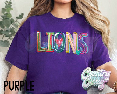 Lions • Splash • T-Shirt-Country Gone Crazy-Country Gone Crazy