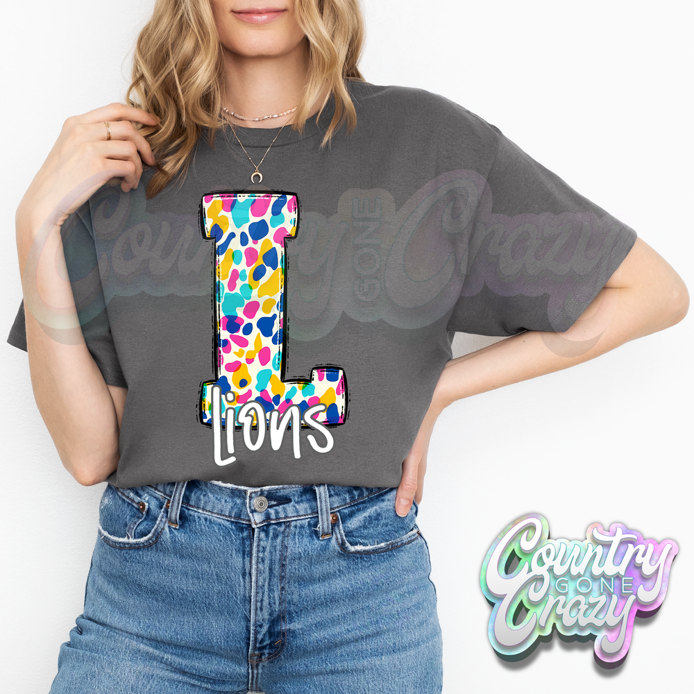 LIONS •• SPOTTY •• T-SHIRT-Country Gone Crazy-Country Gone Crazy