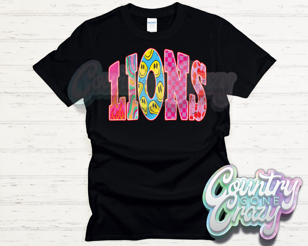 LIONS // GOOD VIBES // T-Shirt-Country Gone Crazy-Country Gone Crazy