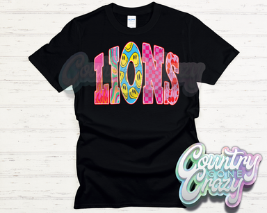 LIONS // GOOD VIBES // T-Shirt-Country Gone Crazy-Country Gone Crazy