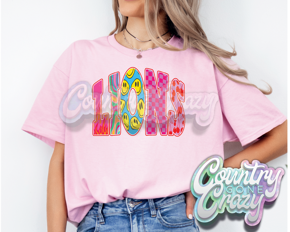 LIONS // GOOD VIBES // T-Shirt-Country Gone Crazy-Country Gone Crazy