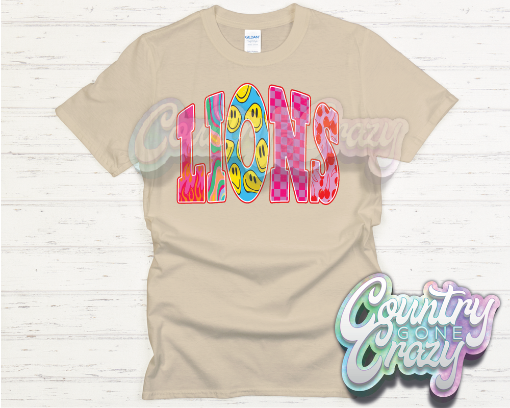 LIONS // GOOD VIBES // T-Shirt-Country Gone Crazy-Country Gone Crazy