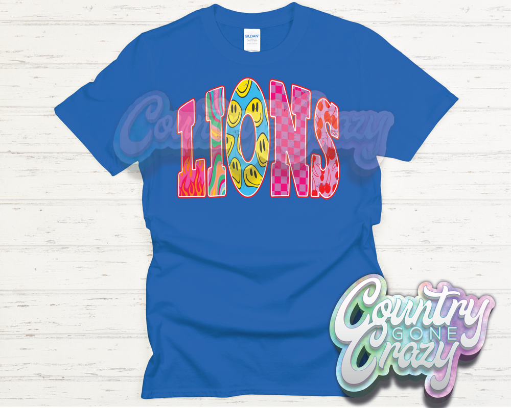 LIONS // GOOD VIBES // T-Shirt-Country Gone Crazy-Country Gone Crazy