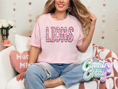 Lions - Valentines - T-Shirt-Country Gone Crazy-Country Gone Crazy