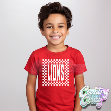 Lions - Check N Roll - T-Shirt-Country Gone Crazy-Country Gone Crazy