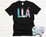 LLA Dr. Seuss Letters T-Shirt-Country Gone Crazy-Country Gone Crazy