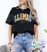 LLAMAS - Faux Chenille - T-Shirt-Country Gone Crazy-Country Gone Crazy