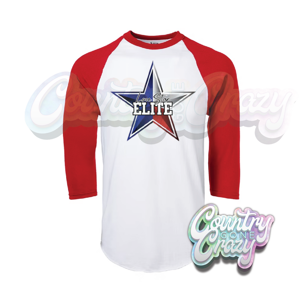 LONE STAR ELITE RAGLAN-Country Gone Crazy-Country Gone Crazy