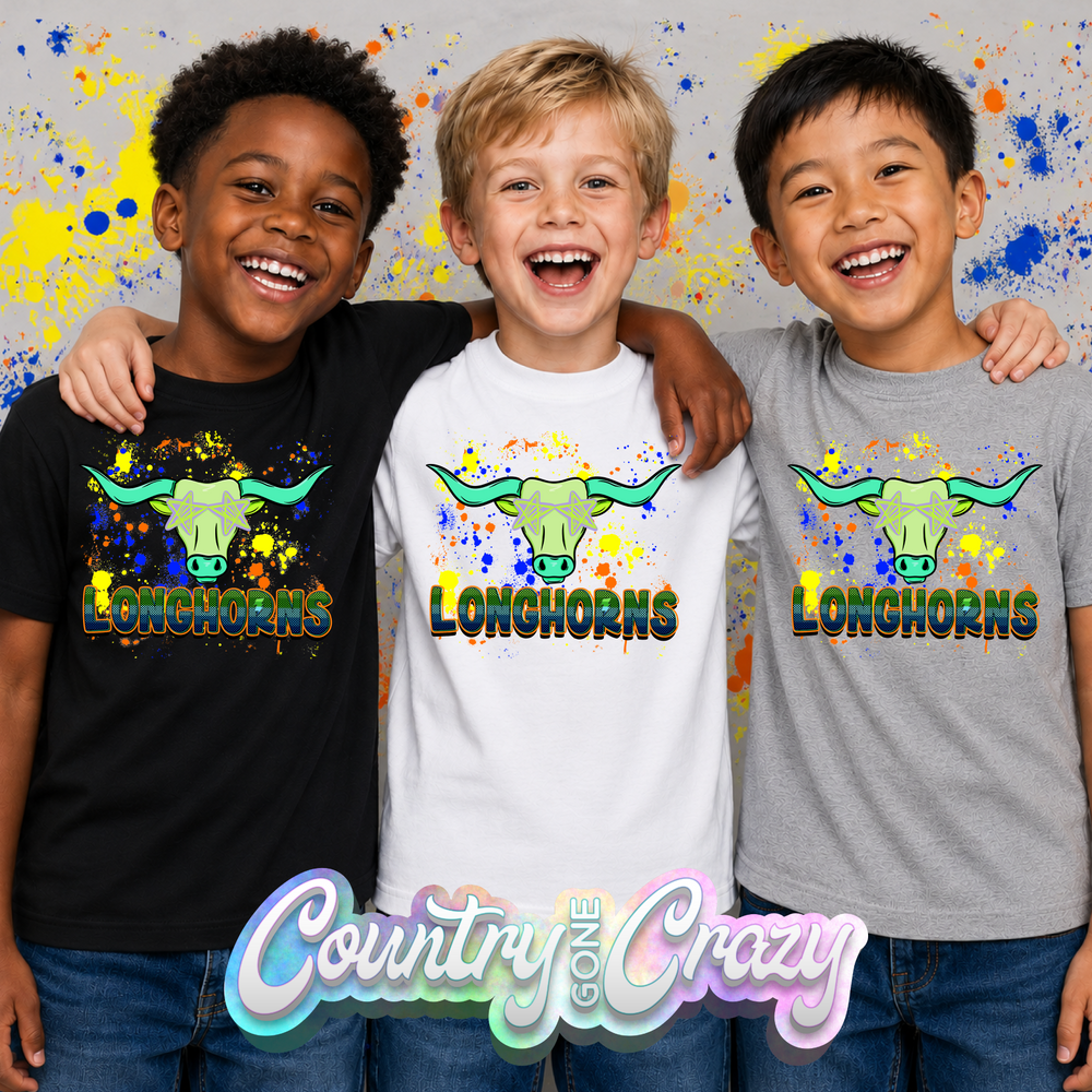 LONGHORNS > SPLASH CHAOS >-Gildan-Country Gone Crazy