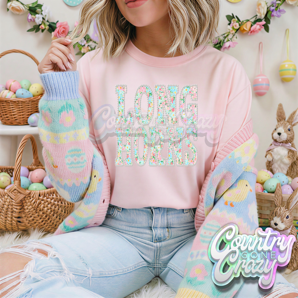 PEARLY GARDEN • LONGHORNS • T-Shirt-Country Gone Crazy-Country Gone Crazy